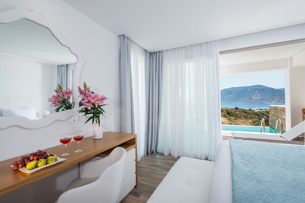 Junior Suite, 2 Twin Beds, Private Pool, Sea View photo 1