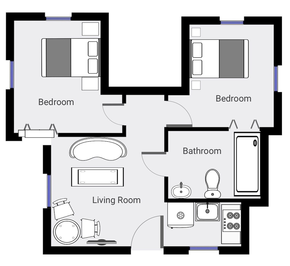 Luxury Cabin, Ensuite, Mountain View (HUNTER'S CABIN) photo 1
