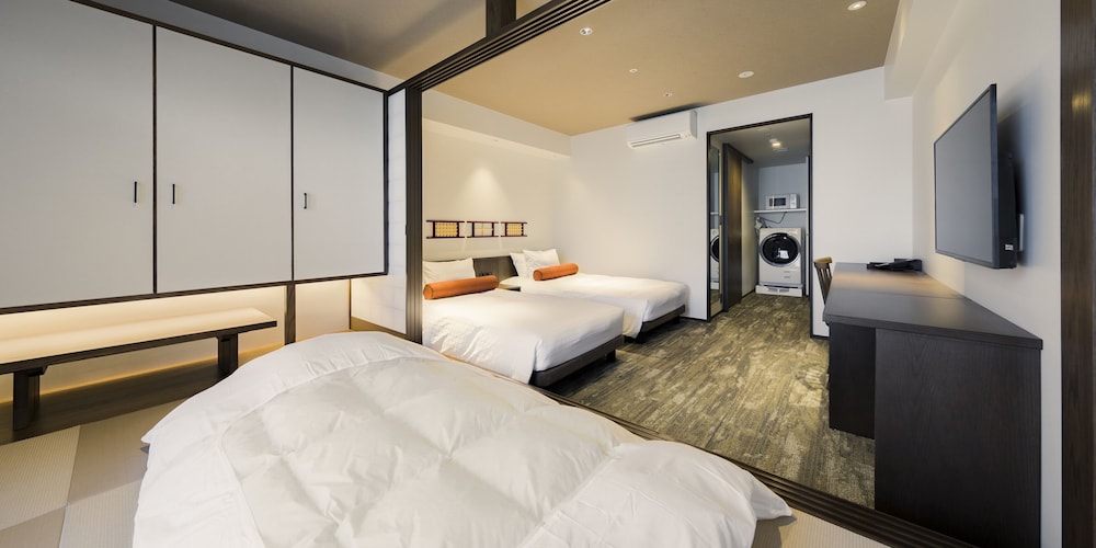 Japanese-Western Style Twin Room, Non Smoking (With Washer-Dryer)