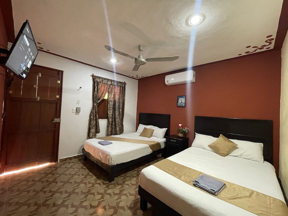 Standard Quadruple Room, 2 Double Beds, Garden View