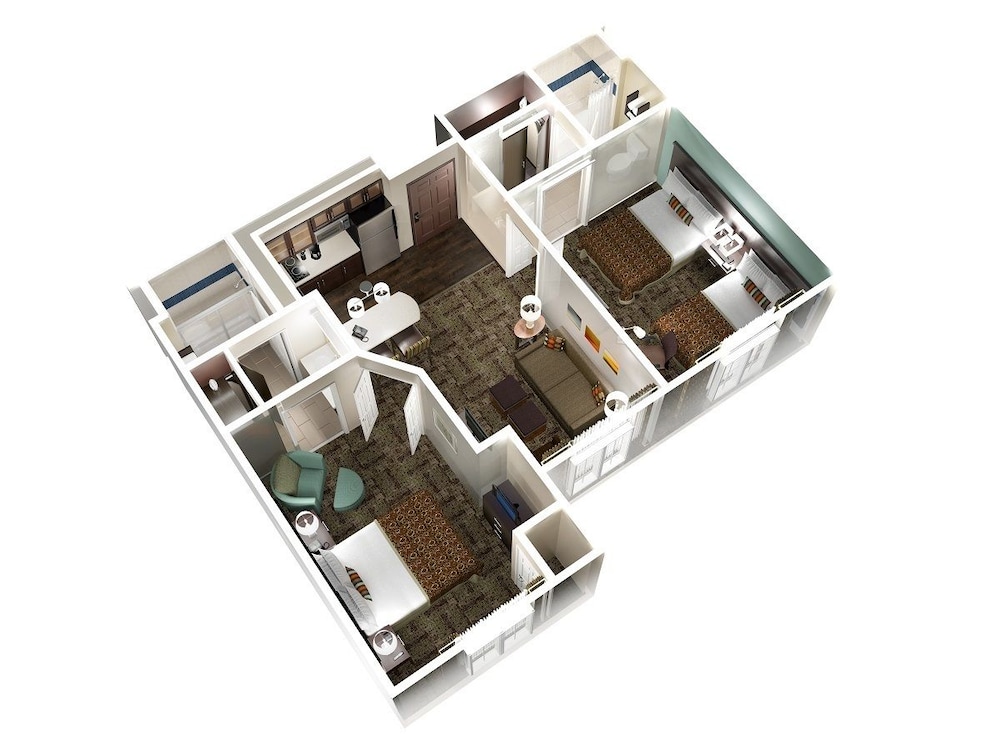 Suite, 1 King Bed, Kitchen - Photo 5