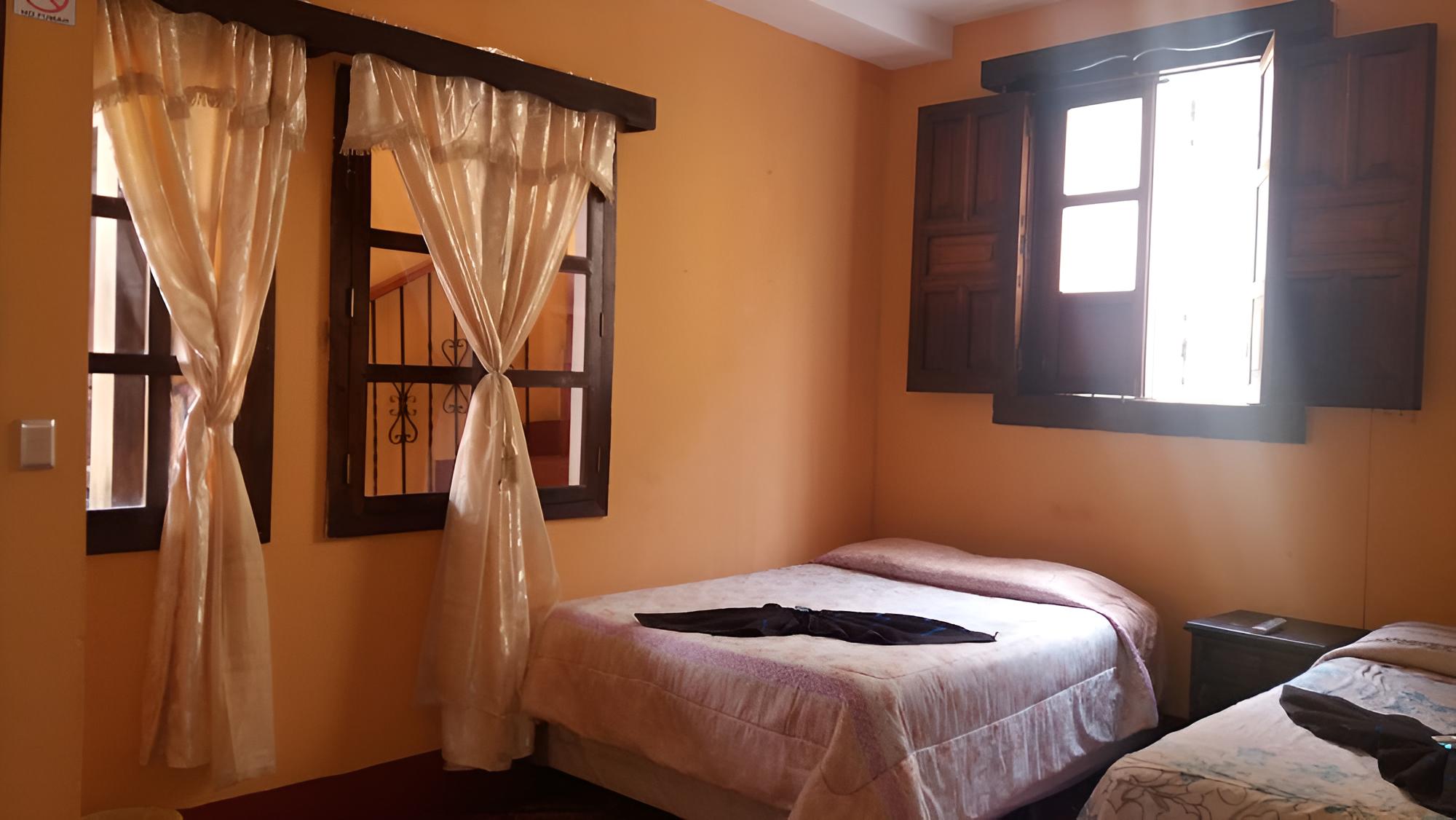Classic Double Room, 2 Double Beds, Shared Bathroom photo 1