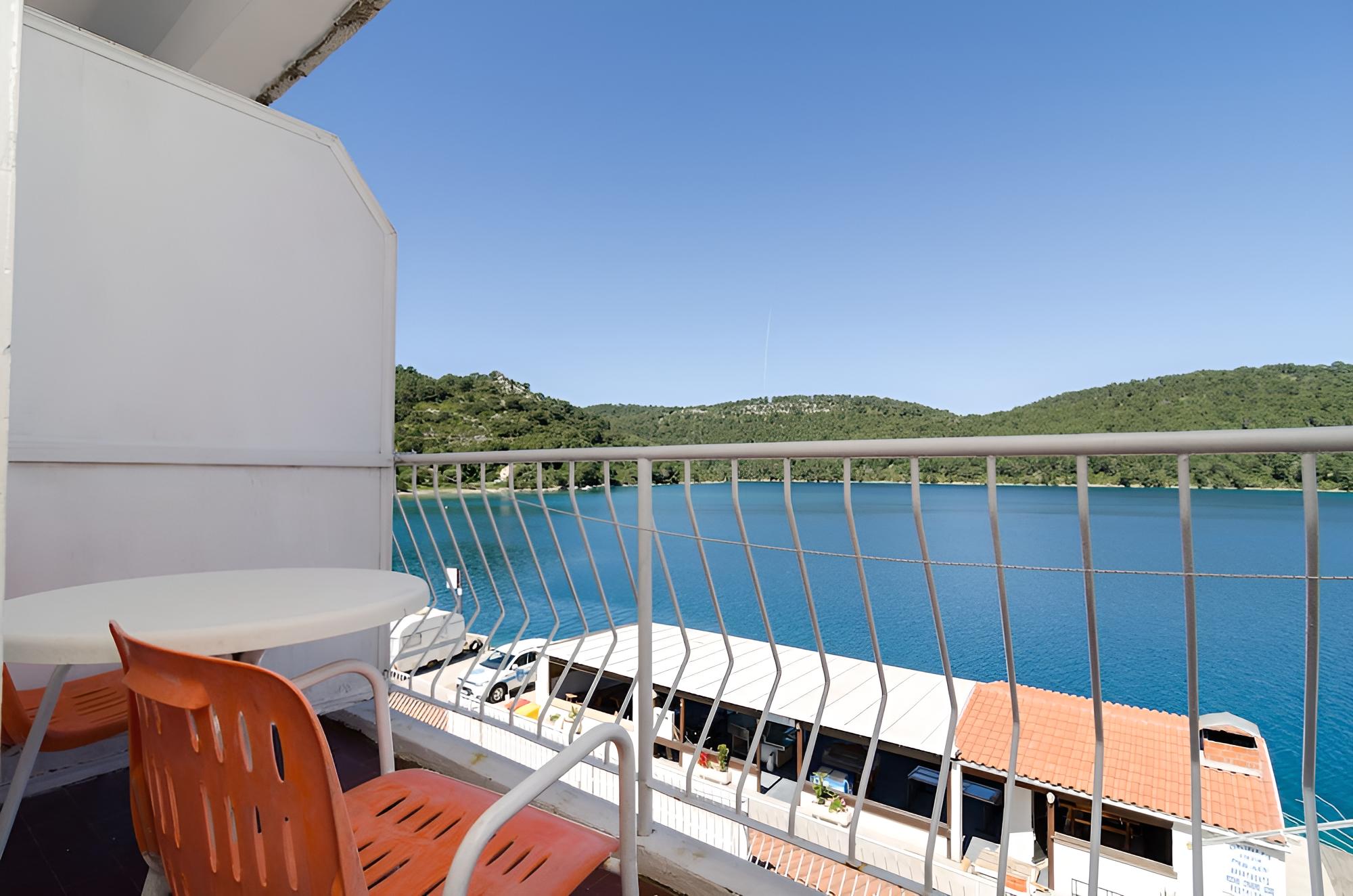 Basic Double Room, 1 Double Bed, Balcony, Sea View