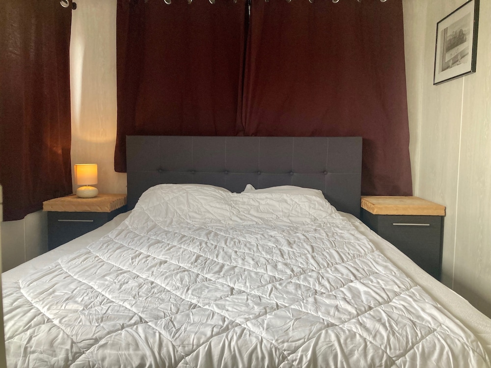 小木屋,2间卧室,露台,花园景观