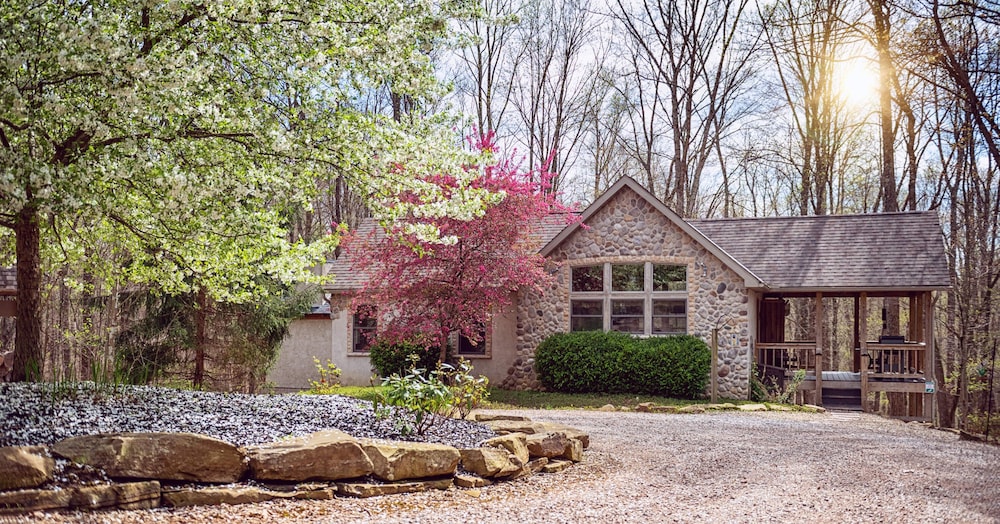 Luxury Cabin, 1 King Bed, Fireplace photo 2