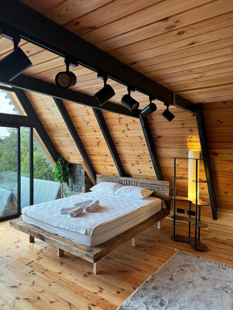 家庭小屋,山景