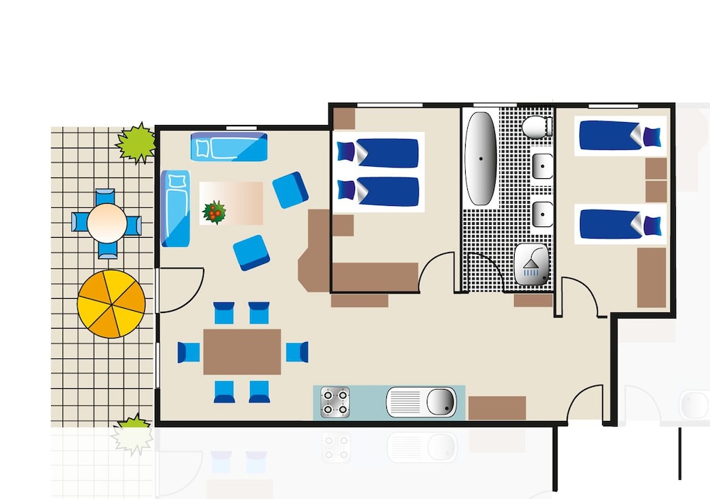 3-room apartment with balcony at Classee photo 3