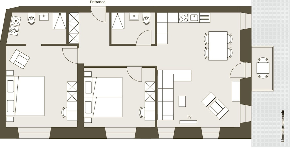 Family Suite, 2 Bedrooms, Balcony