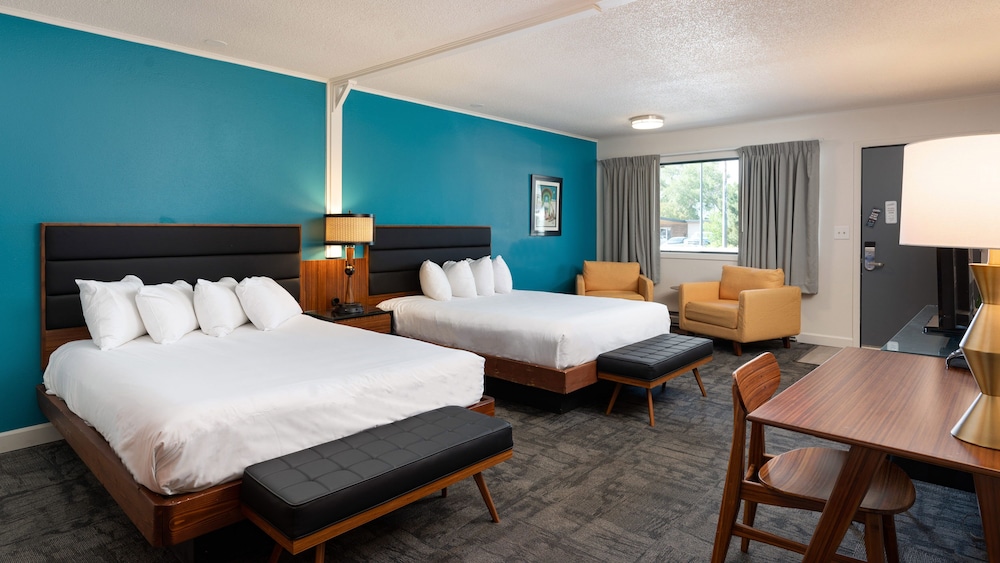 Standard Room, 2 Queen Beds, Refrigerator & Microwave