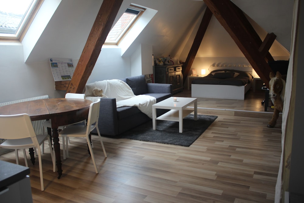 Grande chambre studio 2 à 4 personnes kitchenette
