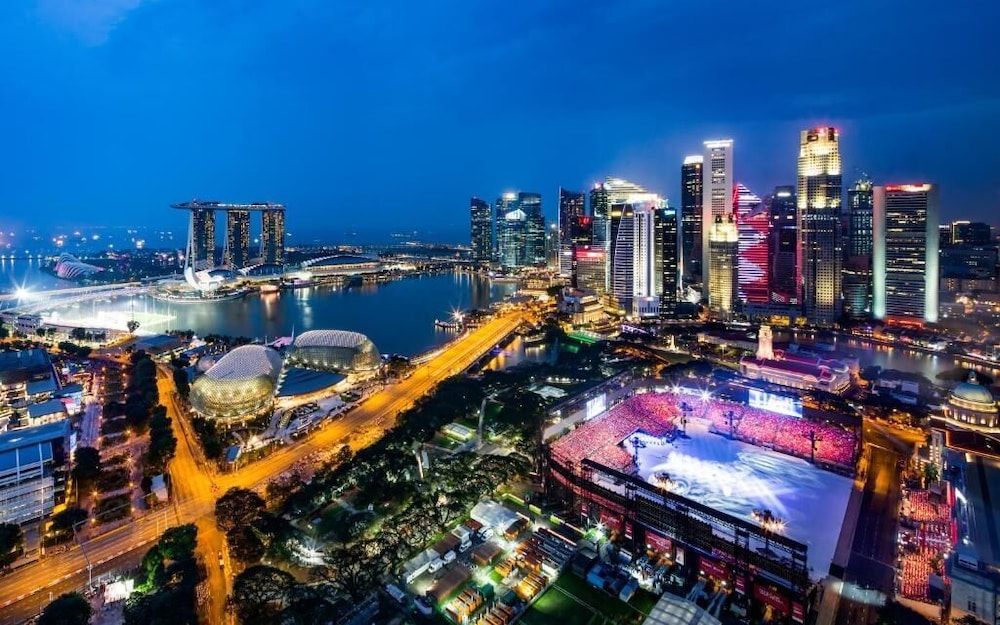 Executive Prestige Marina Bay, 2 Doubles, L65 Lounge Access, High Floor, Balcony, Marina Bay View
