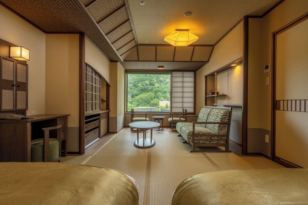 Twin Room 36sq, Non Smoking, Road side, with Hot Spring Bath - Photo 2