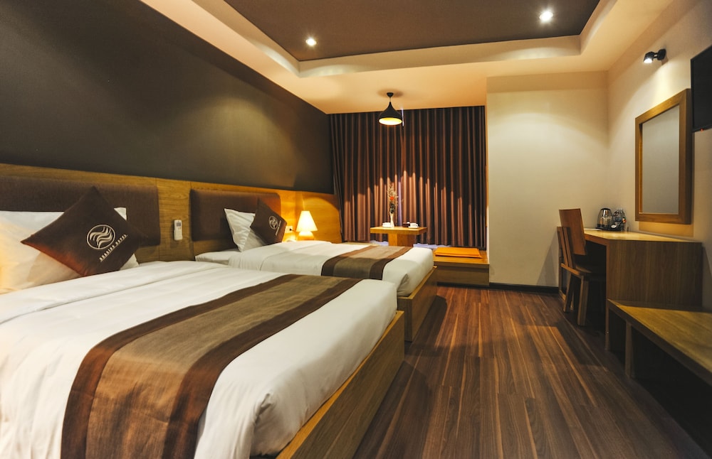 Senior Double or Twin Room, 2 Double Beds, Sea View photo 3