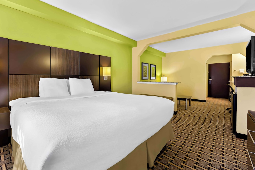 Suite, 1 King Bed, Non Smoking, Refrigerator & Microwave - Photo 3