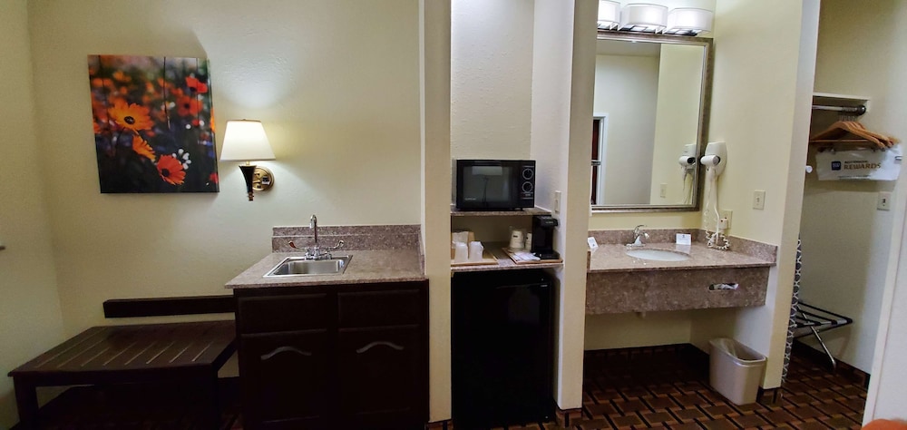 Suite, 1 King Bed, Non Smoking, Refrigerator & Microwave (with Single Sofabed) photo 3