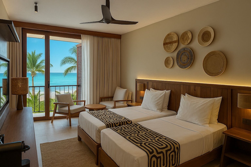 Deluxe Room (1 King or 2 Twin, Front Ocean View)