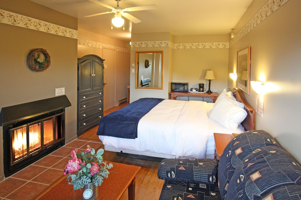Classic Room, 1 King Bed, Fireplace, Mountain View photo 1