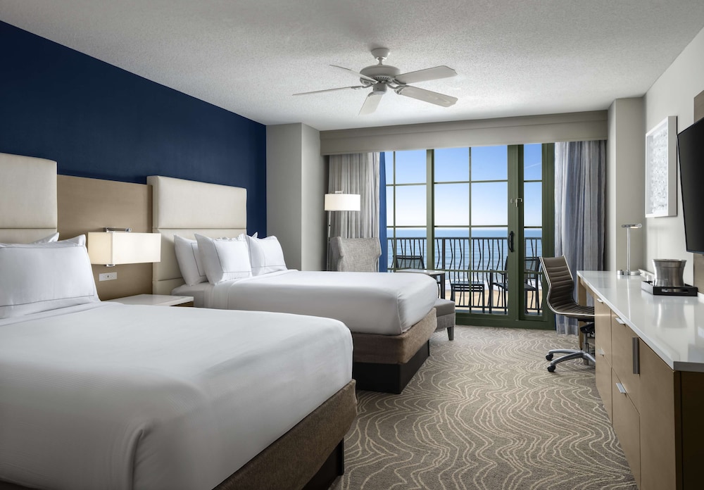 Room, 2 Double Beds, Partial Ocean View (High Floor) - Photo 3
