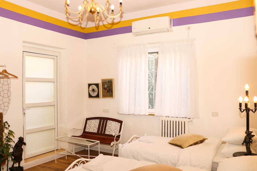 Basic Double or Twin Room, Multiple Beds, Terrace (Tzefania Hotel 106)