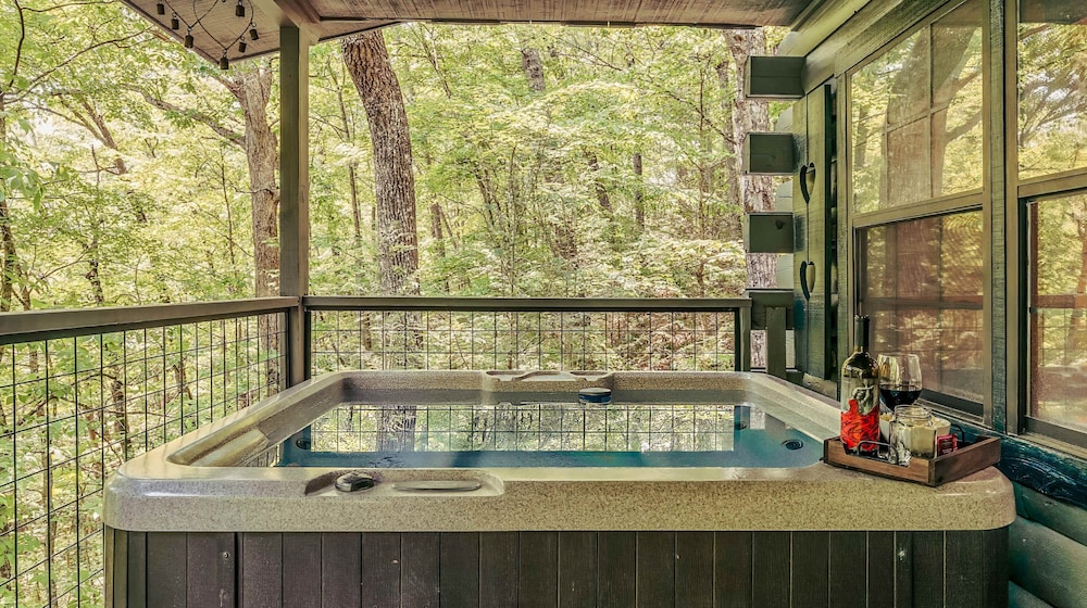 Enchanted Romance Mountain Views Heart Shaped Tub Hot Tub Private, Zdjęcie 20