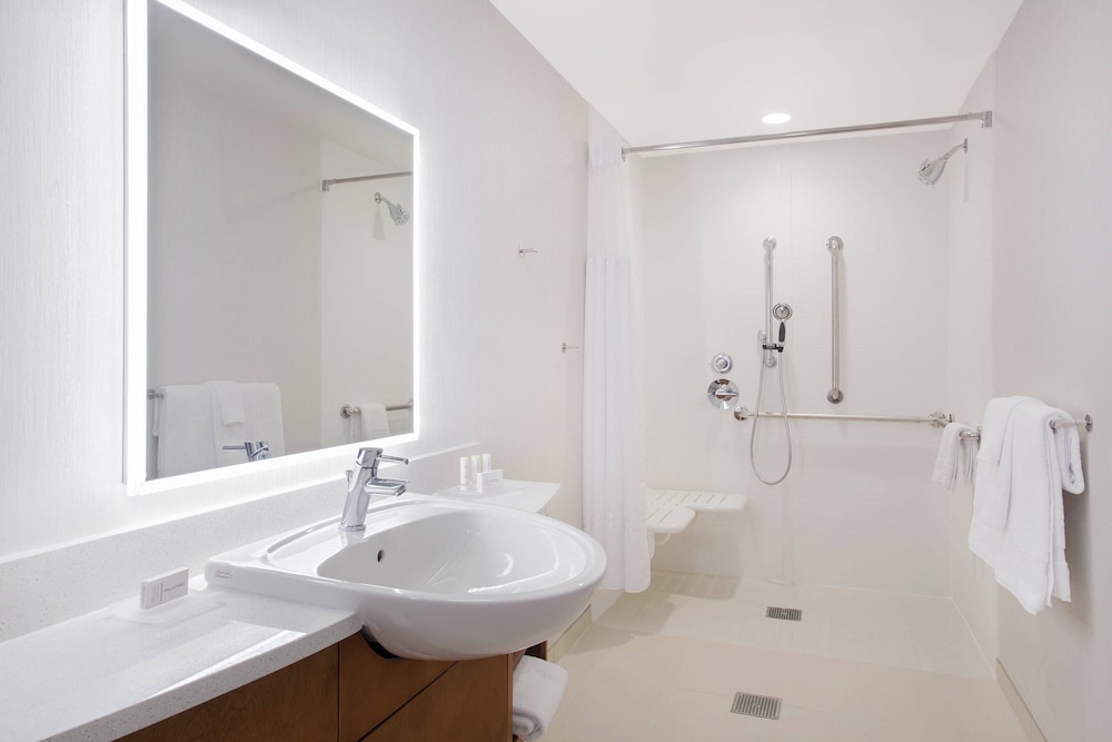 Suite, 1 King Bed with Sofa bed (Mobility Accessible, Roll-in Shower)