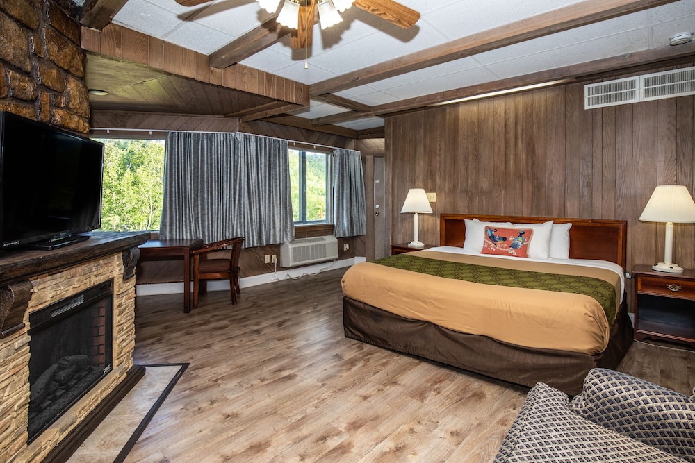 Room, 1 King Bed, Mountain View (with Fireplace) photo 1