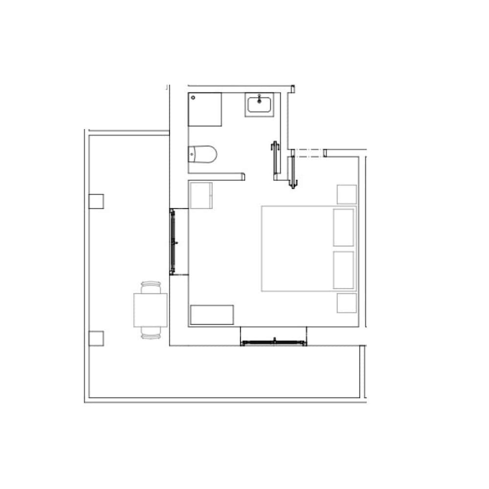 Standard Double or Twin Room, 1 Bedroom, Balcony photo 2