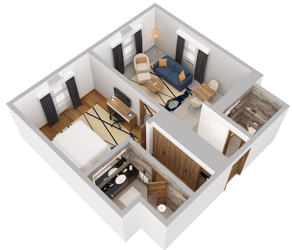 Suite, 1 Bedroom (Living Area) thumbnail 6