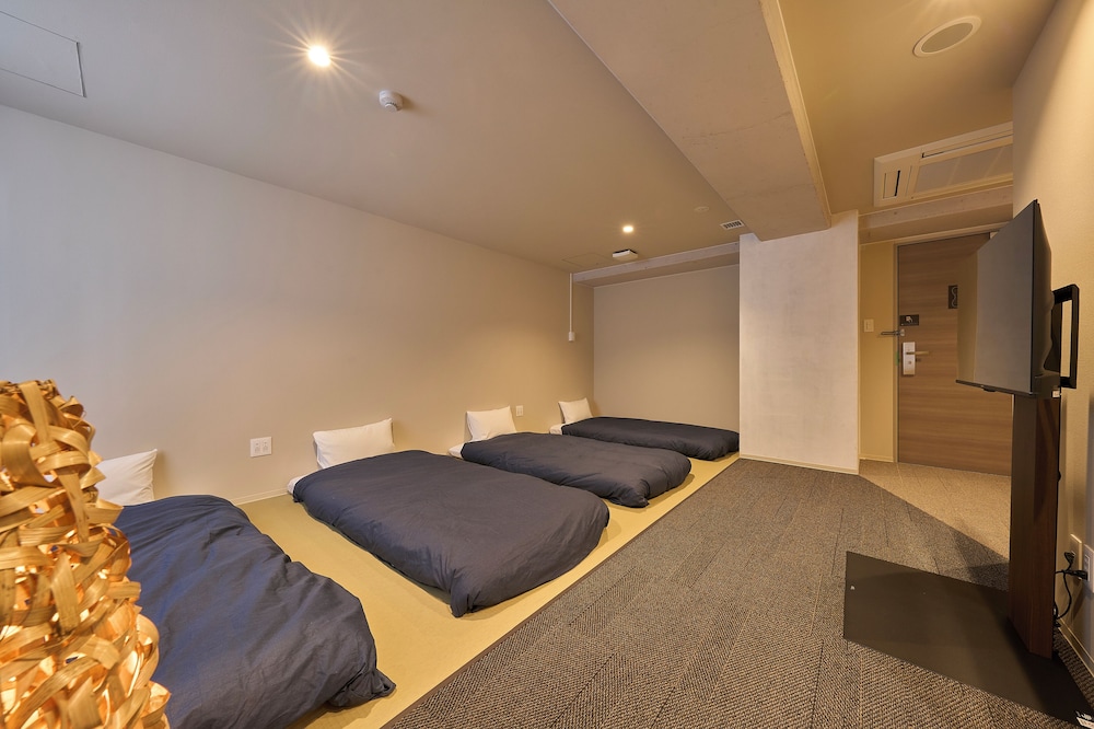 Japanese-Style Room for 5 with Private Shower room, Non Smoking (Futons)