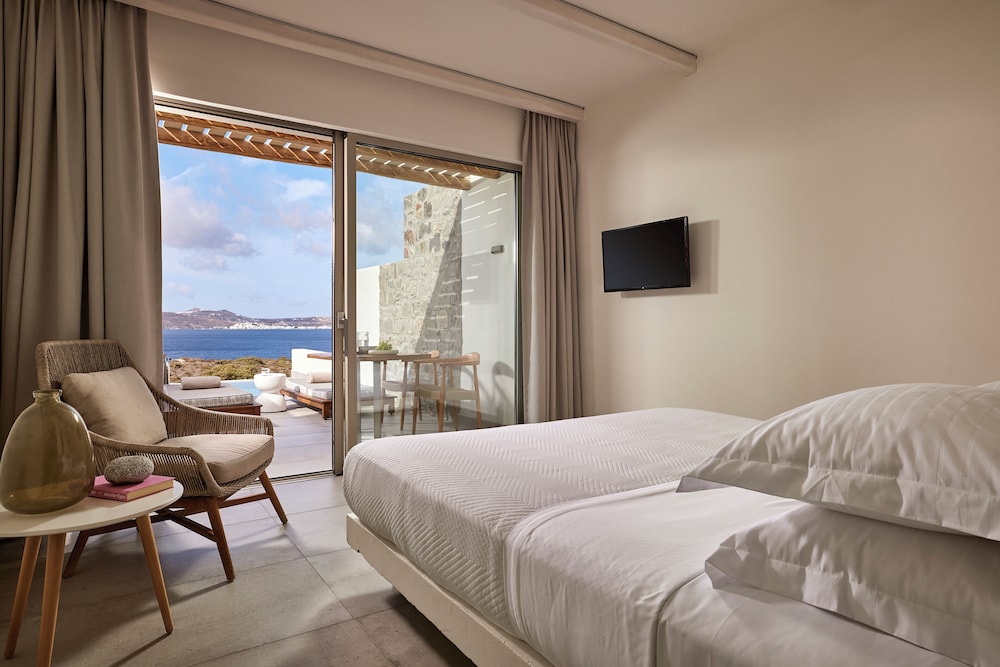 Deluxe Double Suite with private pool and sea view