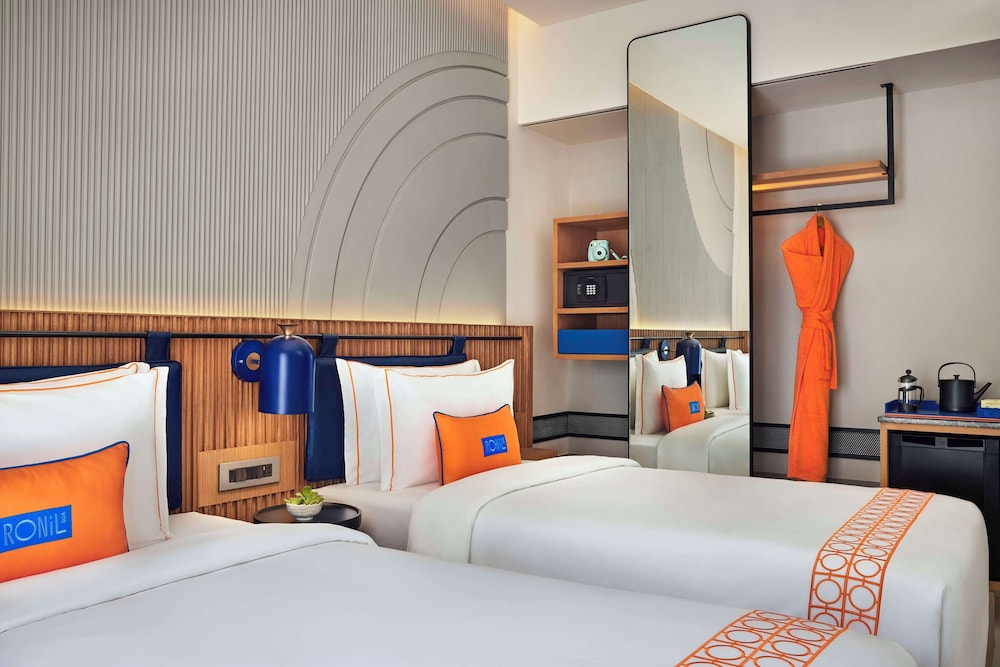 Twin Room with Balcony - Complimentary Mini Bar Access