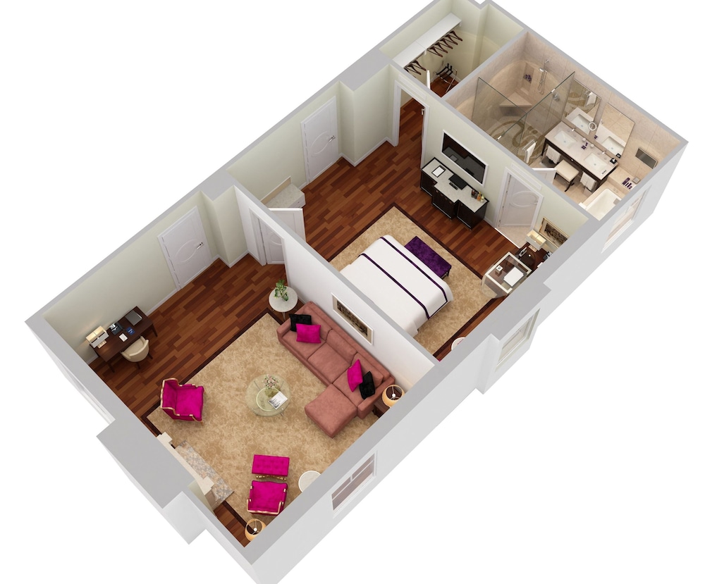 Suite with One King Bed and Fireplace (Non Smoking) thumbnail 6