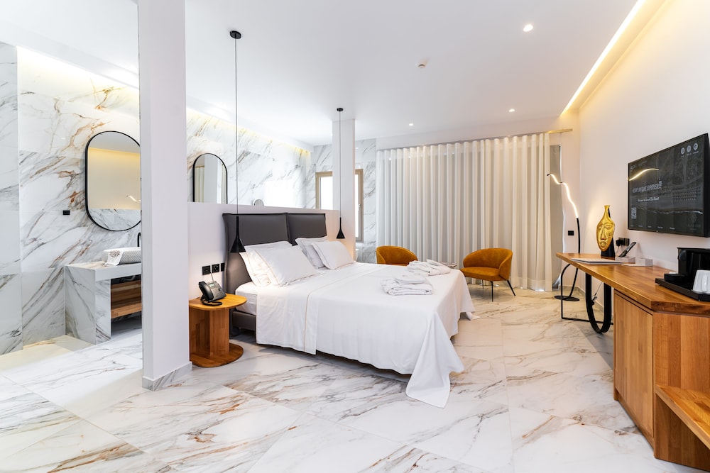 Suite Deluxe, 1 letto queen, idromassaggio, vista giardino