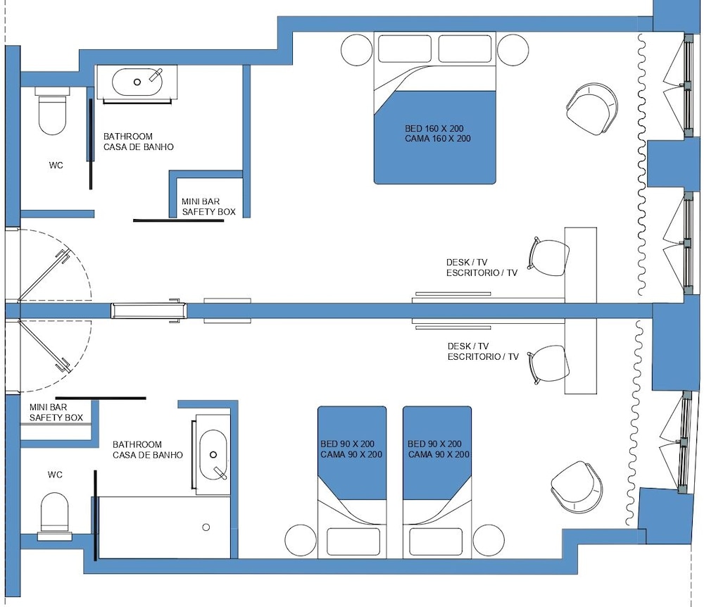 Classic Twin Room, Multiple Beds, Connecting Rooms - Photo 5