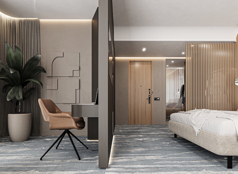 Junior Suite, 1 King Bed, Hot Tub, Sea View