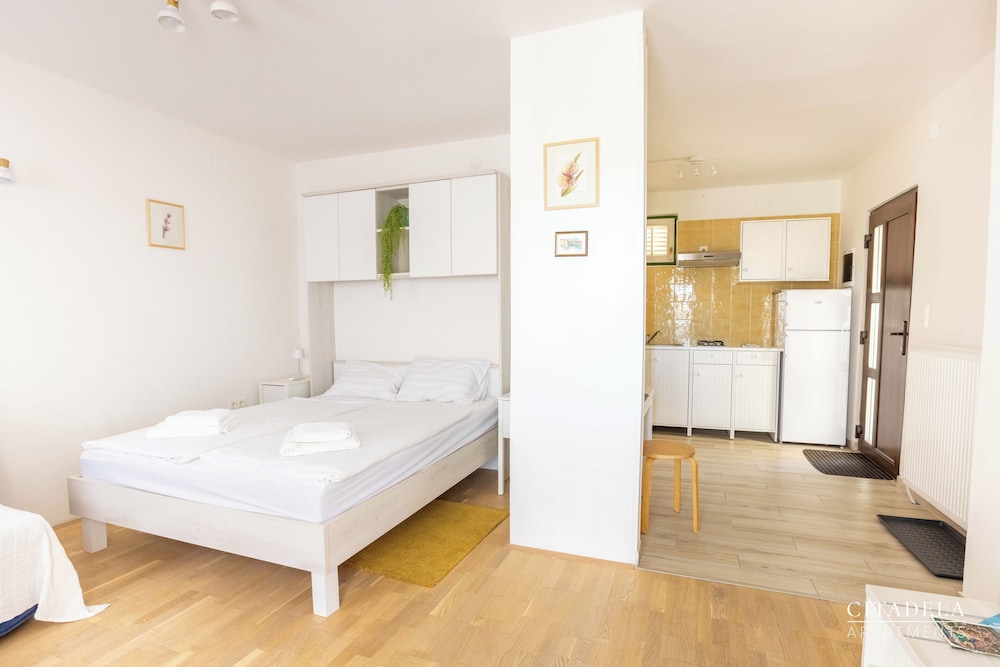 Studio apartman 2, balkon, pogled na vrt