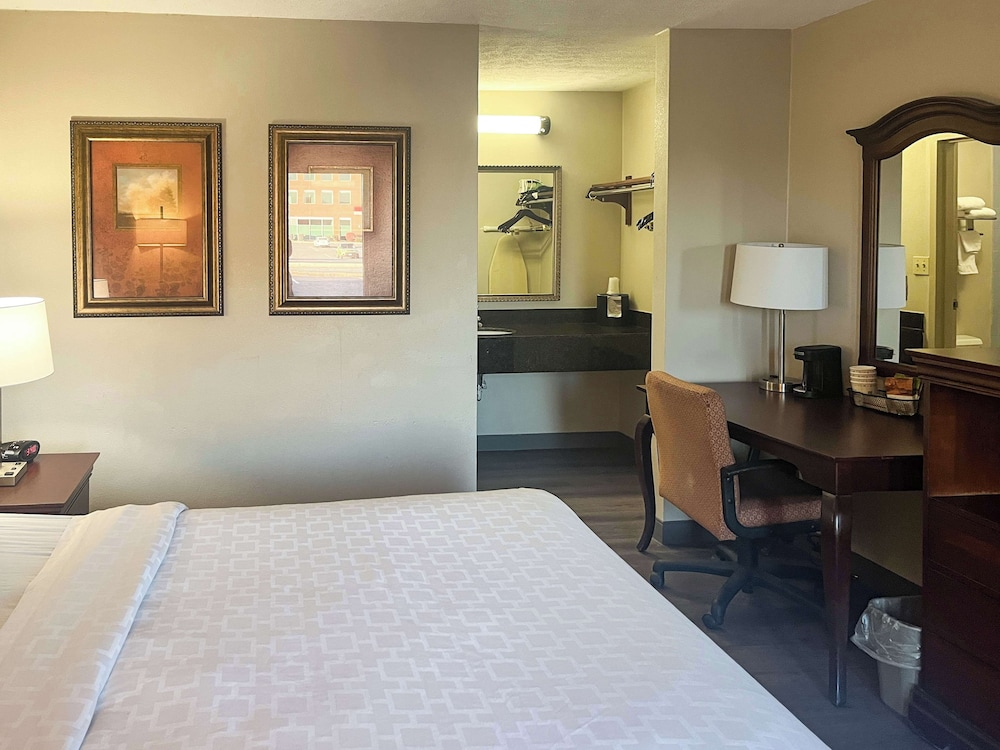 Deluxe Room, 1 Queen Bed, Smoking, Refrigerator & Microwave photo 2