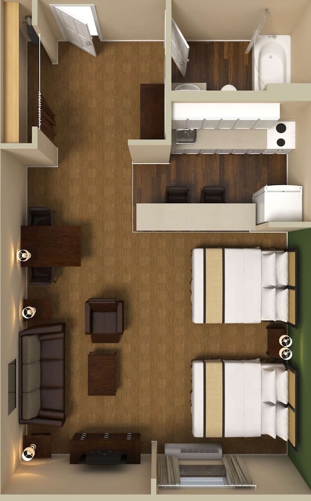 Deluxe Studio, Multiple Beds, Non Smoking - Photo 3