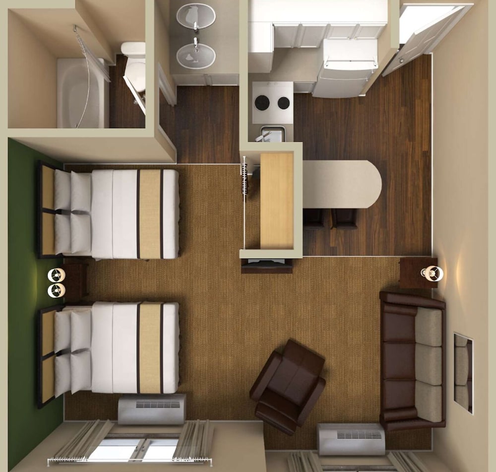 Deluxe Studio, Multiple Beds, Non Smoking - Photo 2