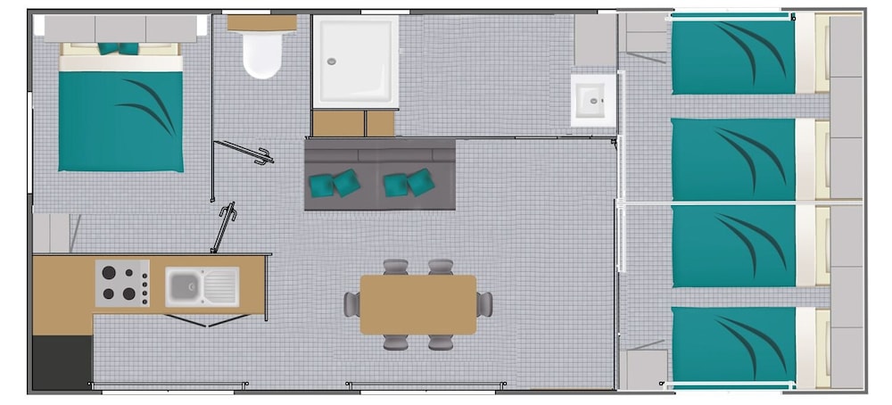 Mobil home ARIZONA STANDARD Dimanche 6 p photo 3
