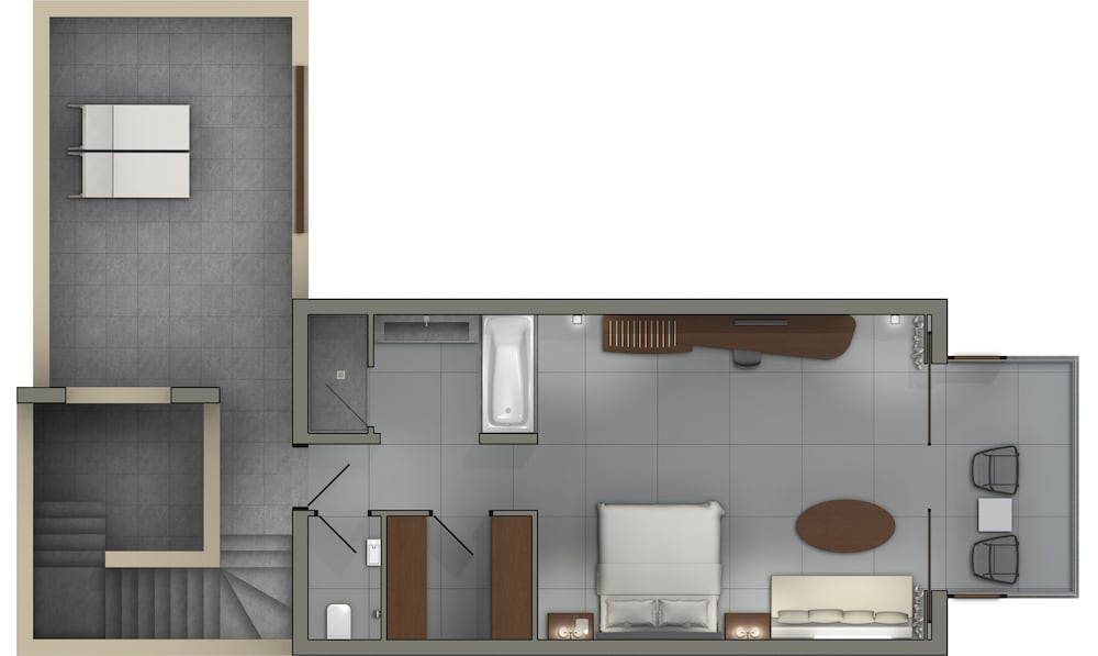 Deep Blue Bungalow Suite, Waterfront