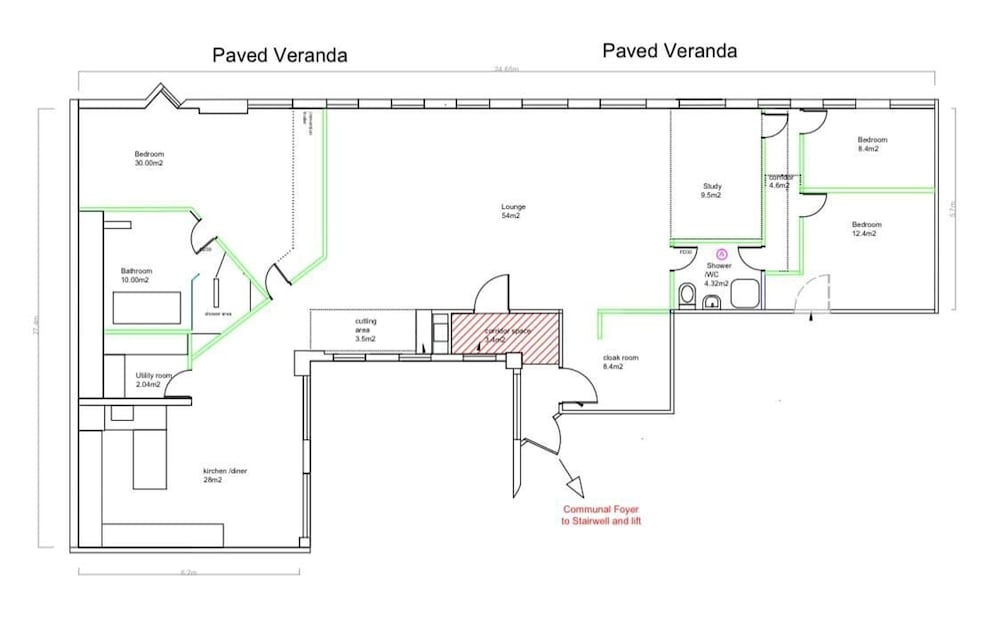 Luksuriøs Loft Central Soho - 3 Værelser Kontor, Billede 40