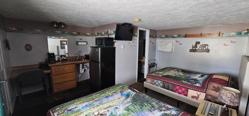 Standard Single Room, 2 Double Beds, Kitchenette, Ground Floor