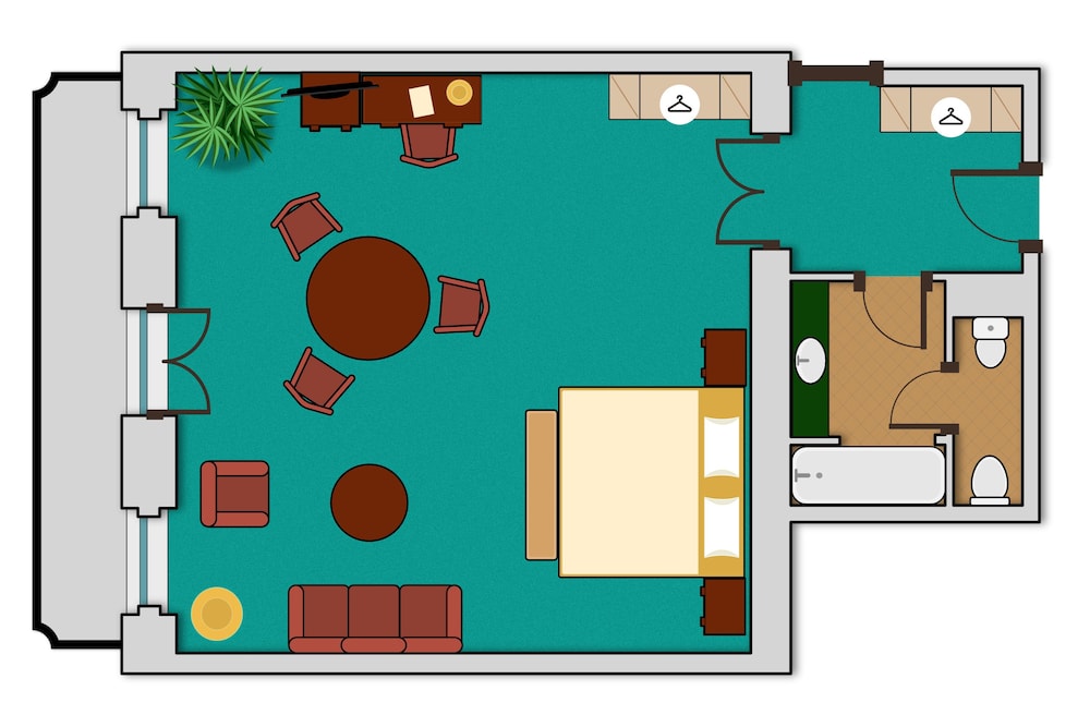 Junior Suite (Wellness and Fitness access)