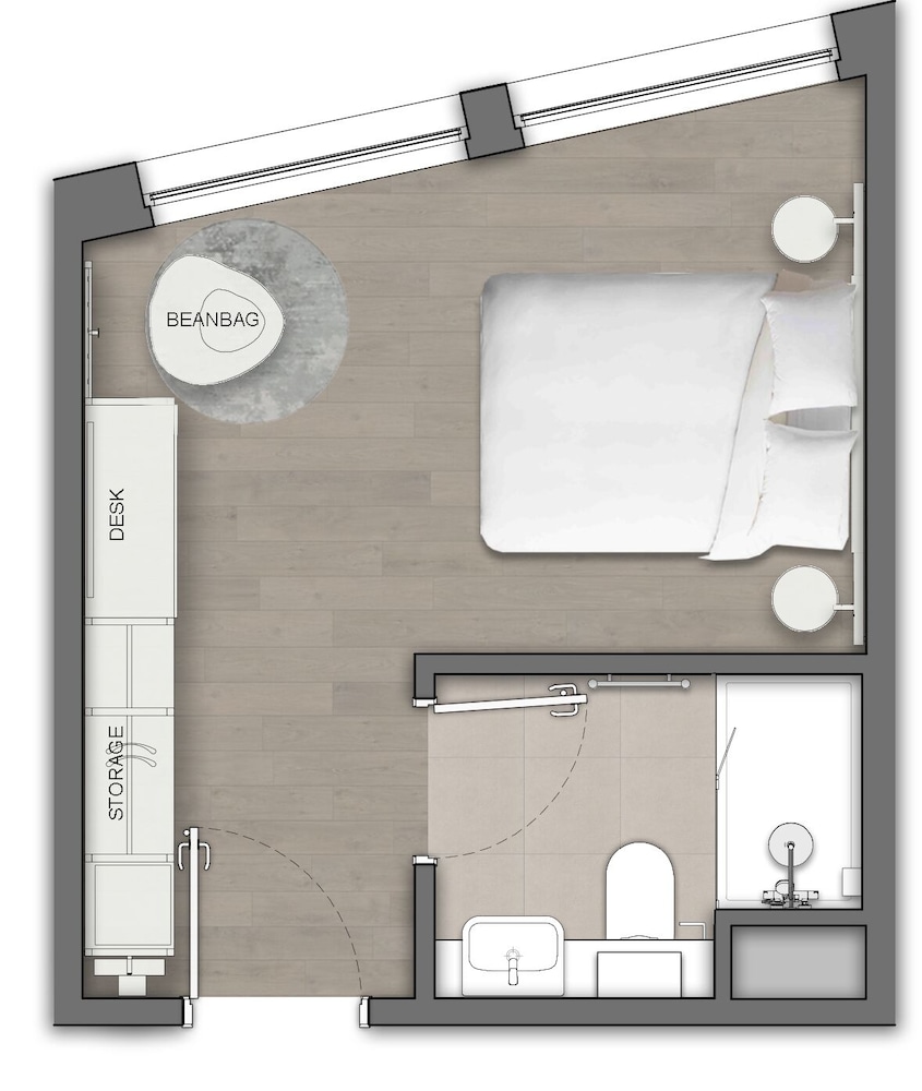 Standard Double Room, 1 King Bed, Courtyard View photo 2