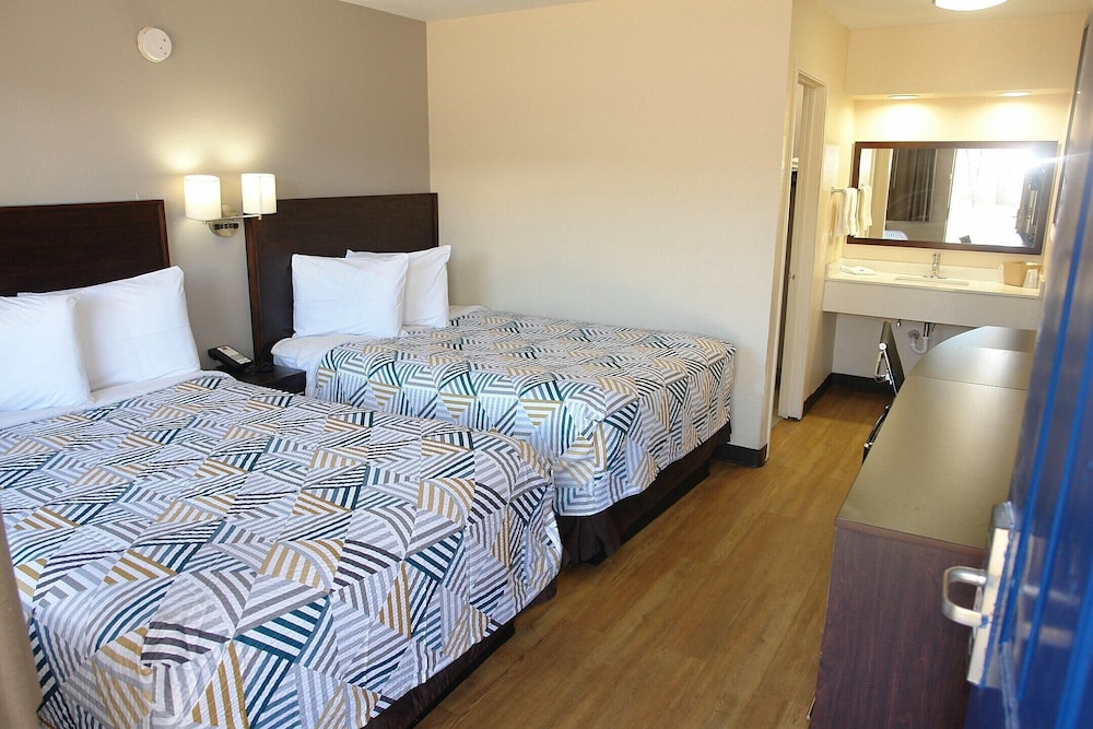 Standard Room, 2 Double Beds, Smoking, Refrigerator & Microwave