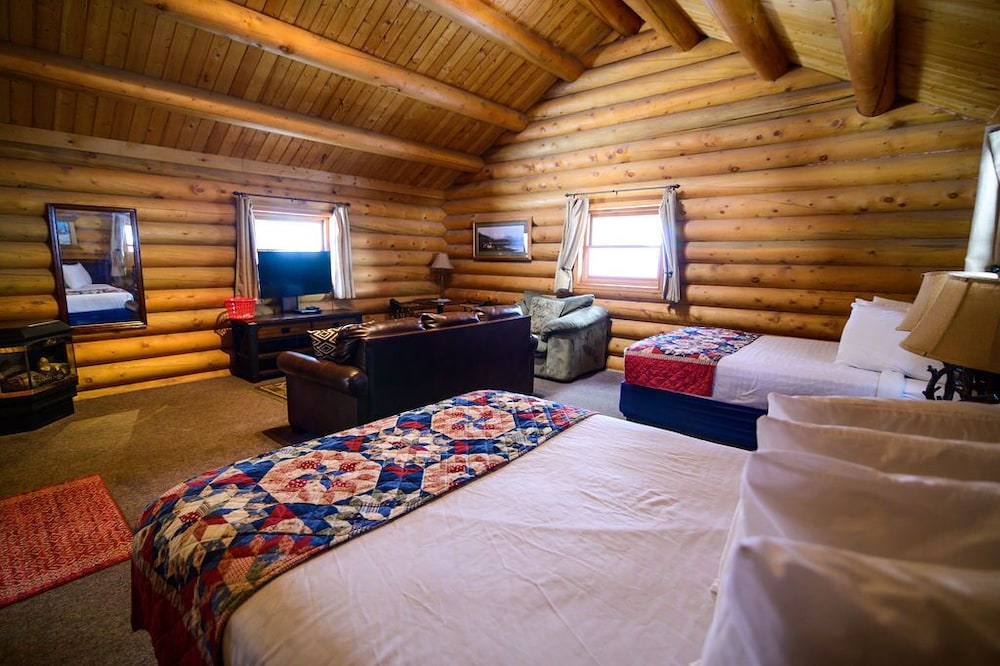 Premium Cabin, 2 Queen Beds, Accessible, Fireplace photo 2
