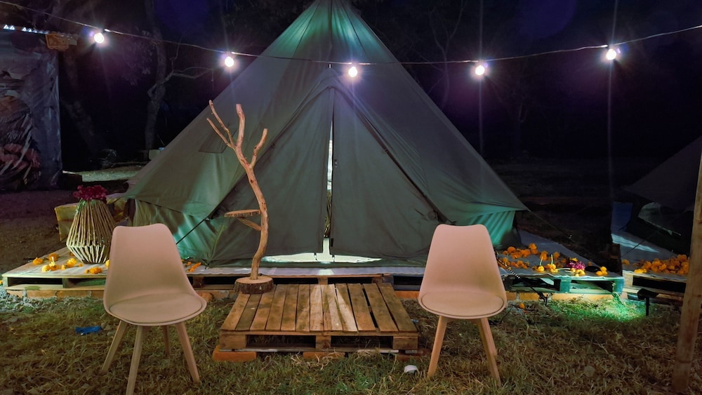 Traditional Tent, Patio, Hill View photo 2