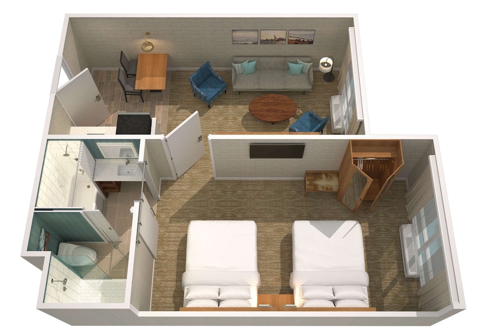Suite, Accessible, Non Smoking (2 Queen Beds) - Photo 3