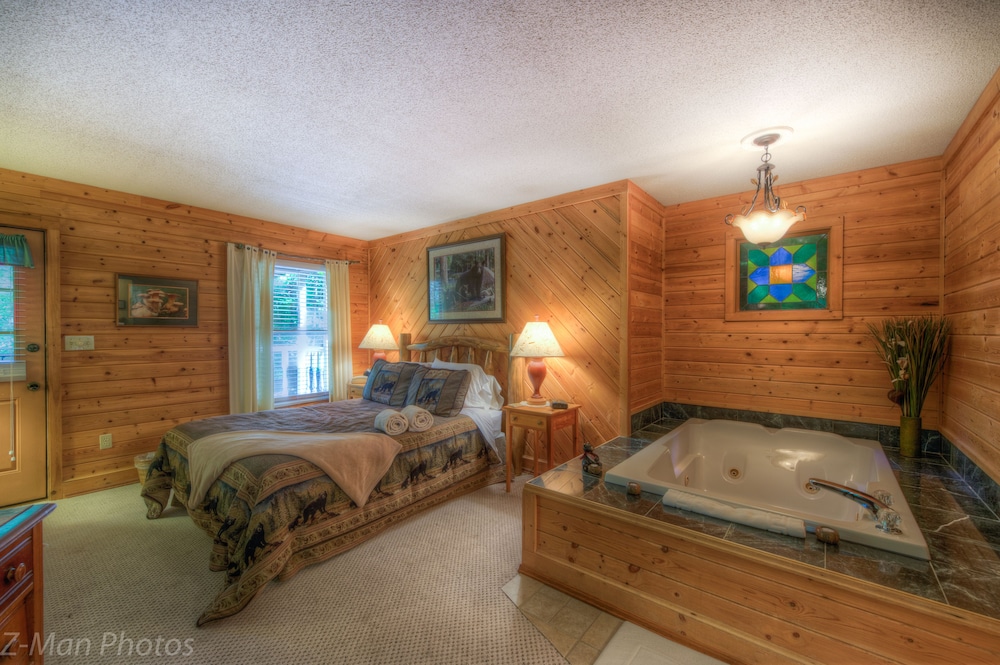 Deluxe Cabin, 1 King Bed with Sofa bed, Non Smoking, Jetted Tub photo 3